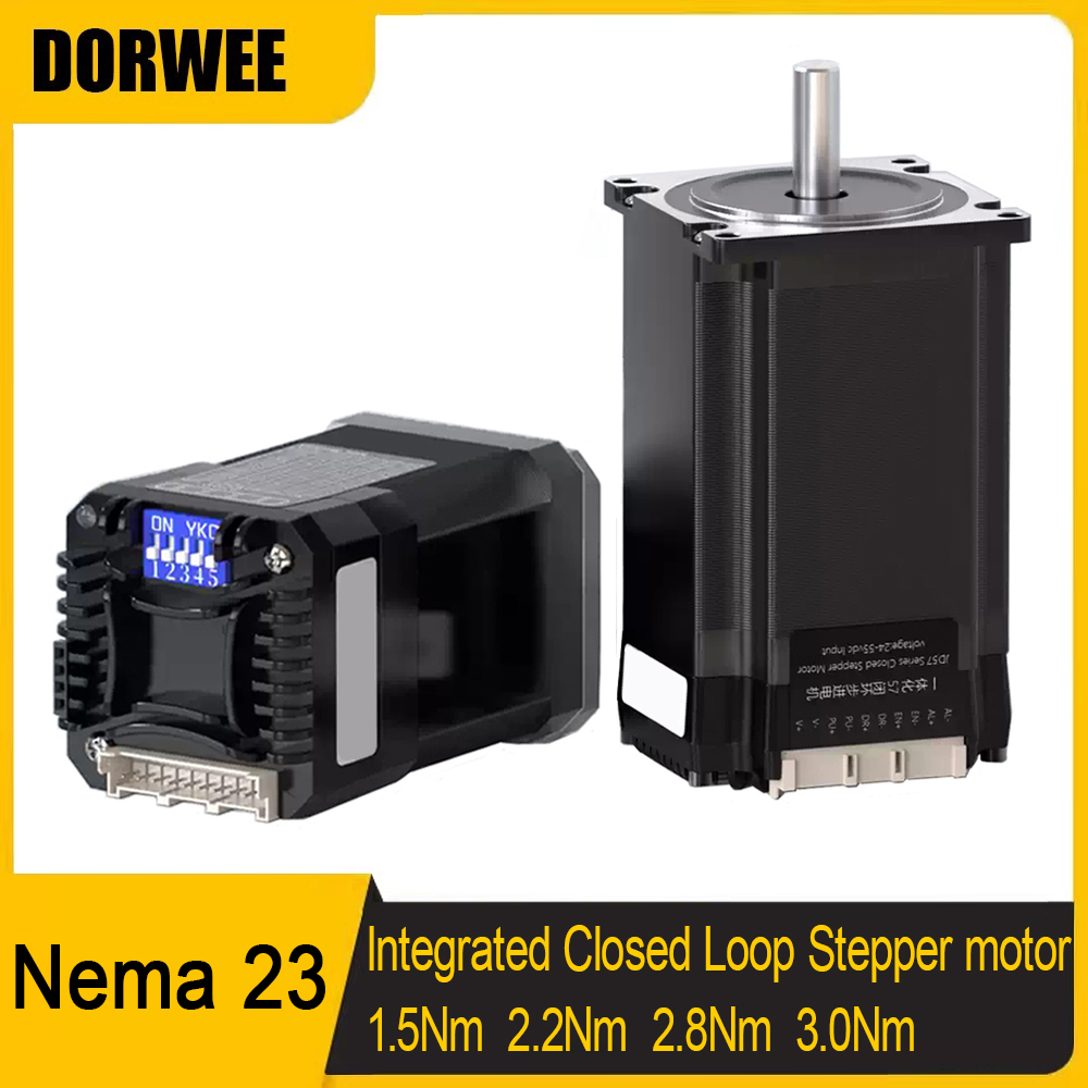 Nema 23 Closed Loop Stepper Motor Driver Kit - Motor Stepper Terintegrasi Loop Tertutup Dengan