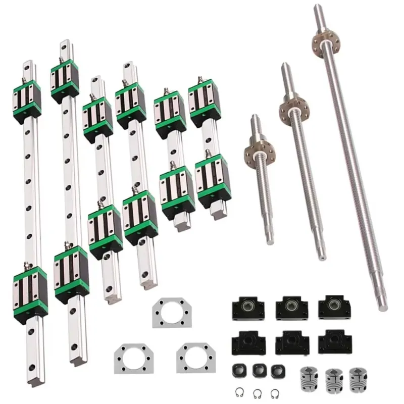 Hgr20 Linear Guide Rail Ballscrew Set - 6 Set Rel Pemandu Linear HGR20