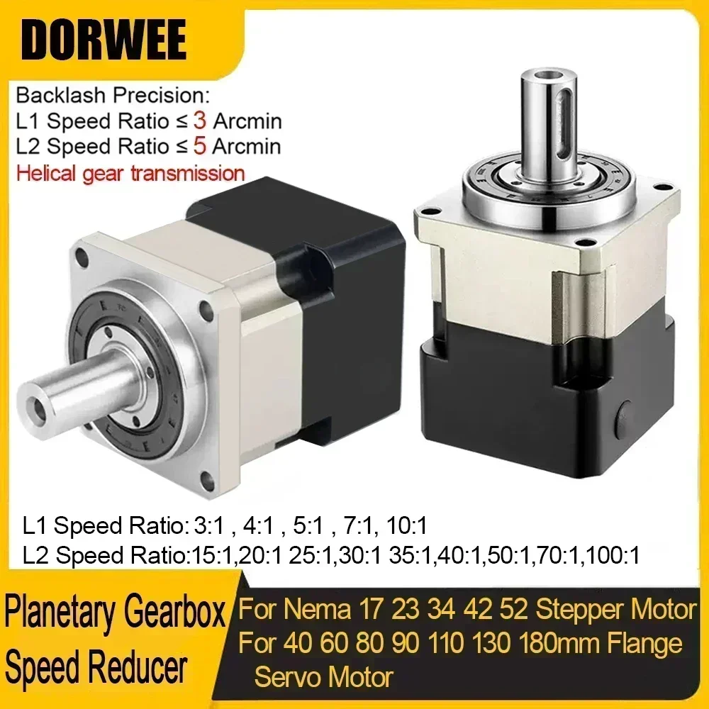 Planetary Gearbox Reducer Nema 23 34 - Gearbox Reducer Helical Gear Untuk Motor