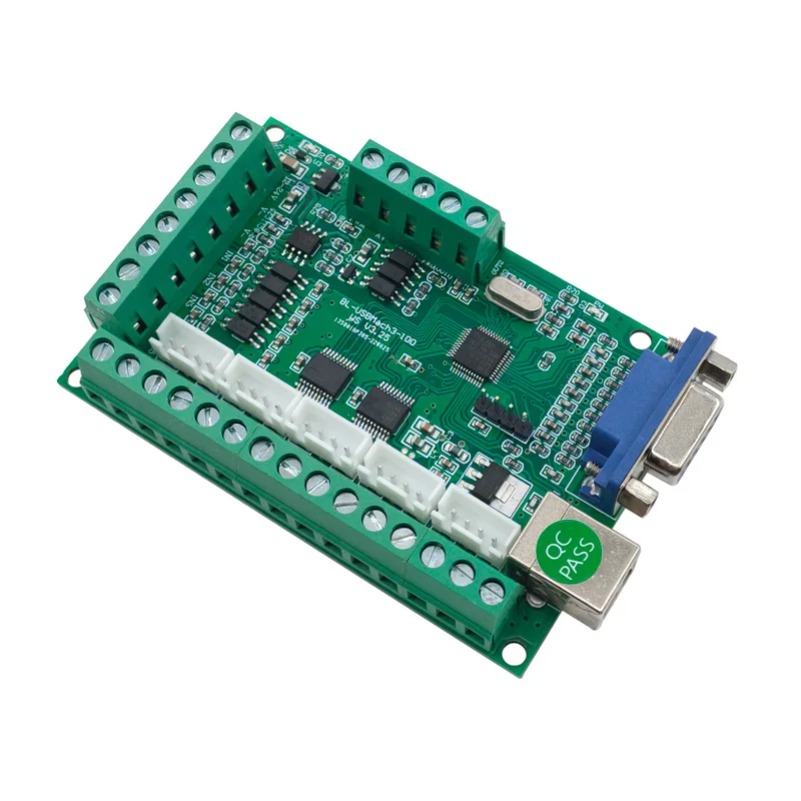 5 Axis Cnc Breakout Board Interface Mach3 - 1 Buah Papan Driver Papan Breakout