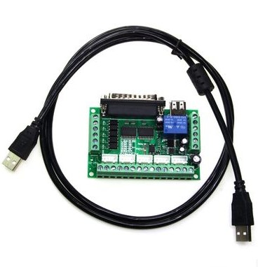 5 Axis Cnc Breakout Board Interface Mach3 - 1 Pcs Baru Antarmuka MACH3 5