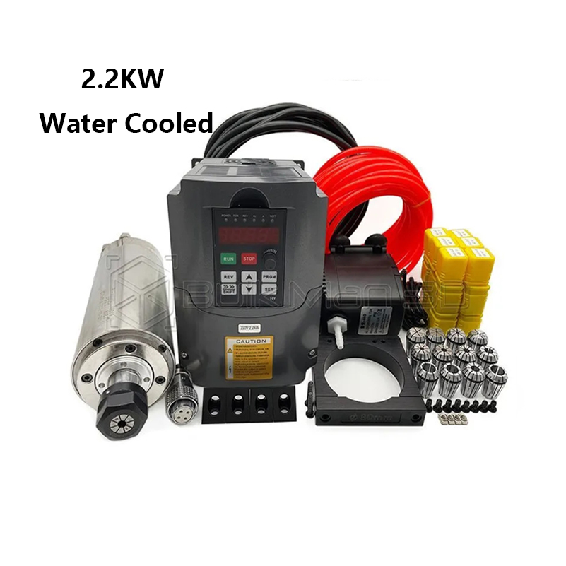 Er20 Collet Chuck Spindle Motor 220V - Motor Spindle Berpendingin Air Berkualitas Tinggi