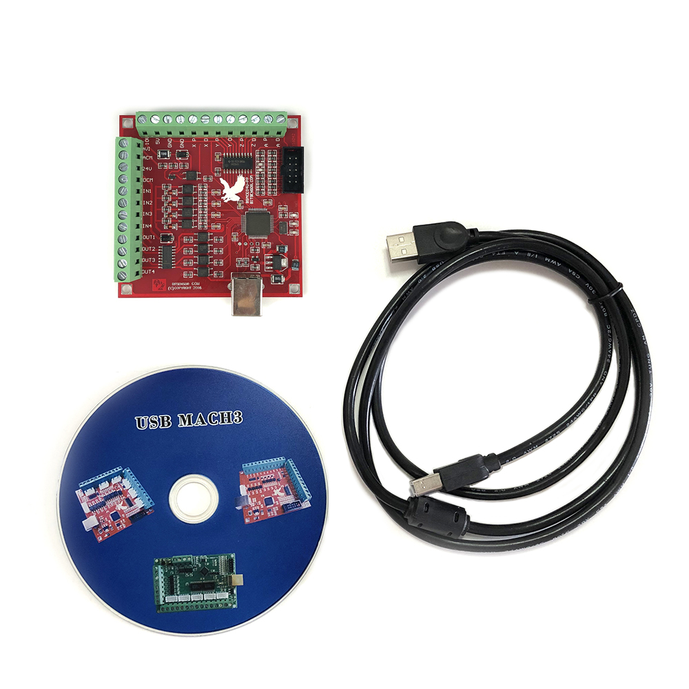 Mach3 Usb Cnc Controller 4 Axis 100Khz - CNC USB papan Breakout MACH3 100Khz,