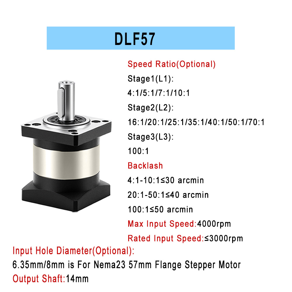 Kit Motor Stepper Planetary Re - Planetary Gearbox Reducer Nema 23 34 ulasan dan harga