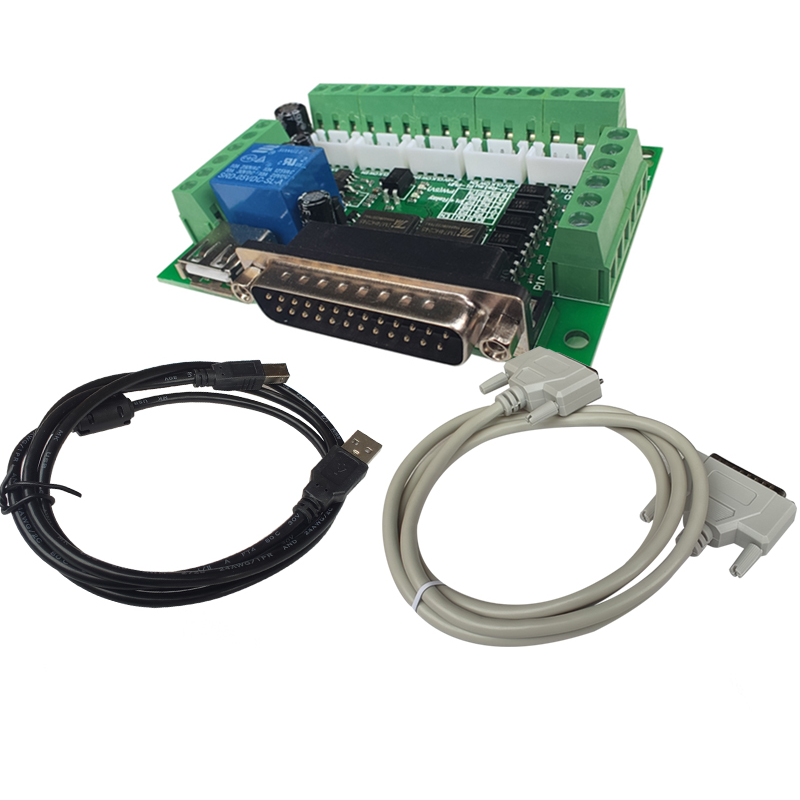 1Set Papan Breakout Adaptor An - 5 Axis Cnc Breakout Board Interface Mach3 ulasan dan harga