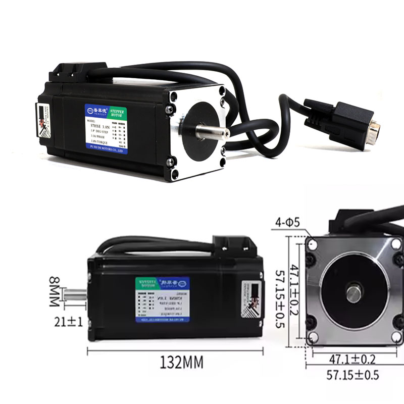 Motor Stepper Loop Tertutup 4  - Nema 23 Closed Loop Stepper Motor Driver Kit ulasan dan harga