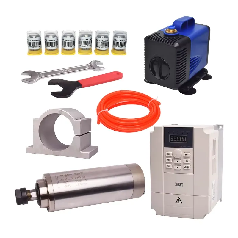 Gdz80 2.2kw Set Spindle Berpen - 2.2Kw Water Cooled Spindle Kit Vfd ulasan dan harga