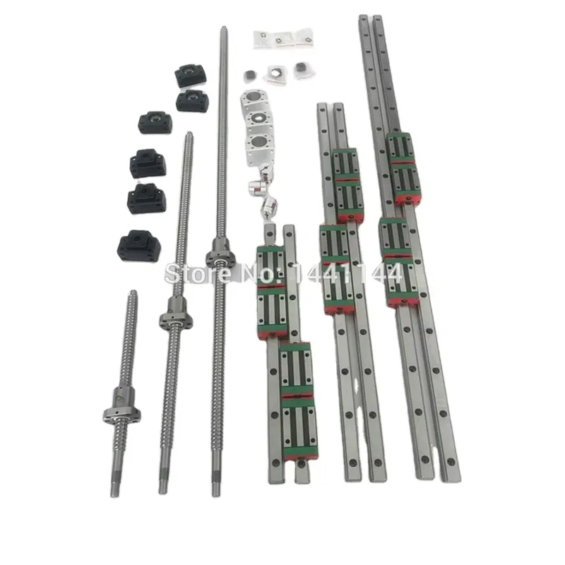 6 Set Rel Pemandu Linear HGR20 - Hgr20 Linear Guide Rail Ballscrew Set ulasan dan harga