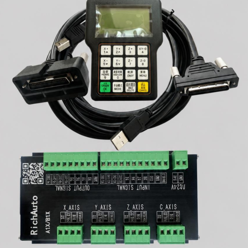 RichAuto 3 Axis DSP A11E Set B - Richauto A11 Dsp Controller 3 Axis ulasan dan harga