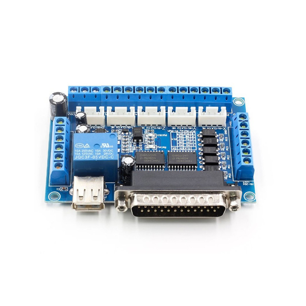 Adaptor Antarmuka CNC 5 Axis B - 5 Axis Cnc Breakout Board Interface Mach3 ulasan dan harga