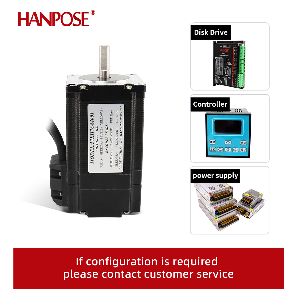 57CME22 57EH76-Z+CL57-Z kit Pe - Nema 23 Closed Loop Stepper Motor Driver Kit ulasan dan harga