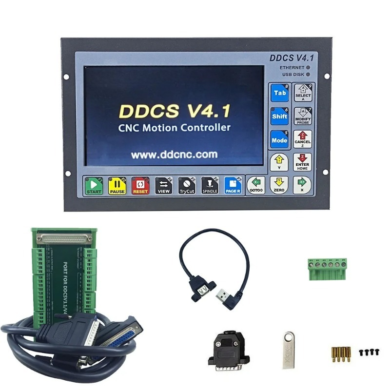 DDCS V4.1 Pengontrol Gerakan M - Ddcs V4.1 4 Axis Cnc Offline Controller ulasan dan harga