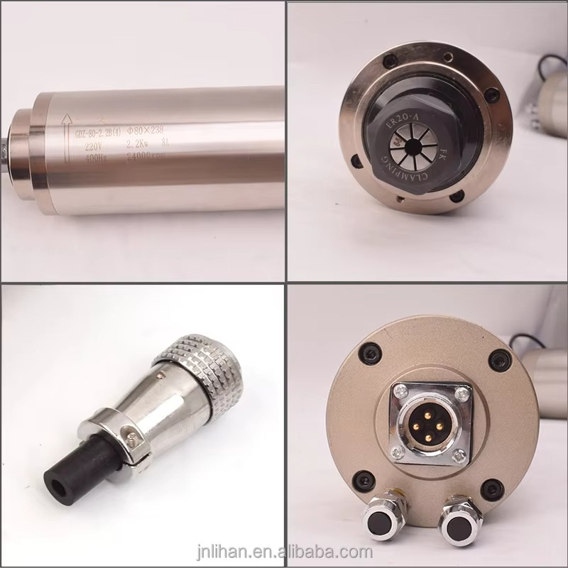 2.2KW 220V Mesin Spindle Pendi - 2.2Kw Water Cooled Spindle Kit Vfd ulasan dan harga