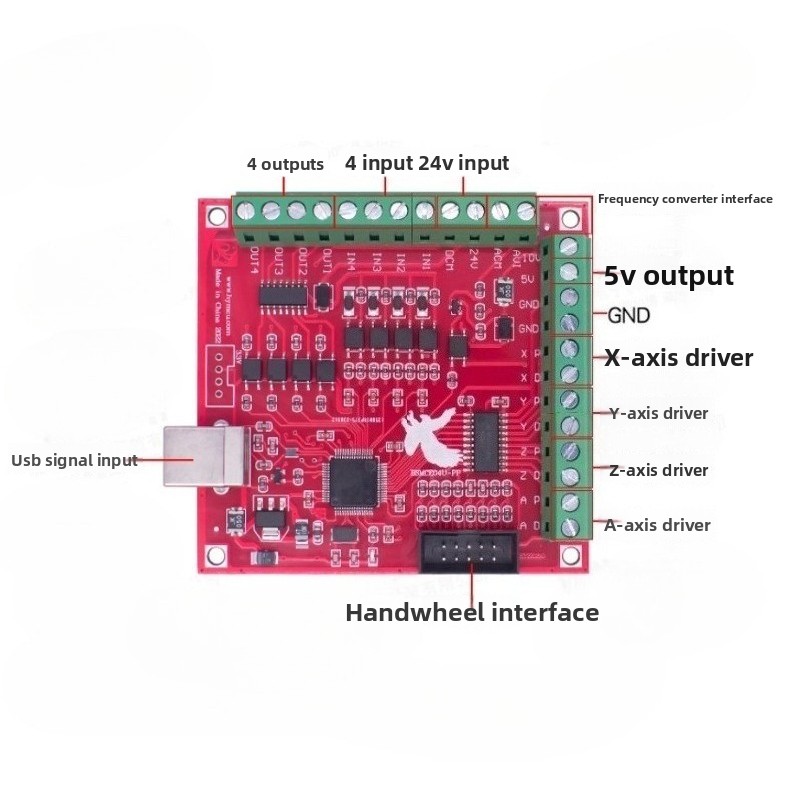Papan Breakout CNC USB MACH3 1 - Mach3 Usb Cnc Controller 4 Axis 100Khz ulasan dan harga