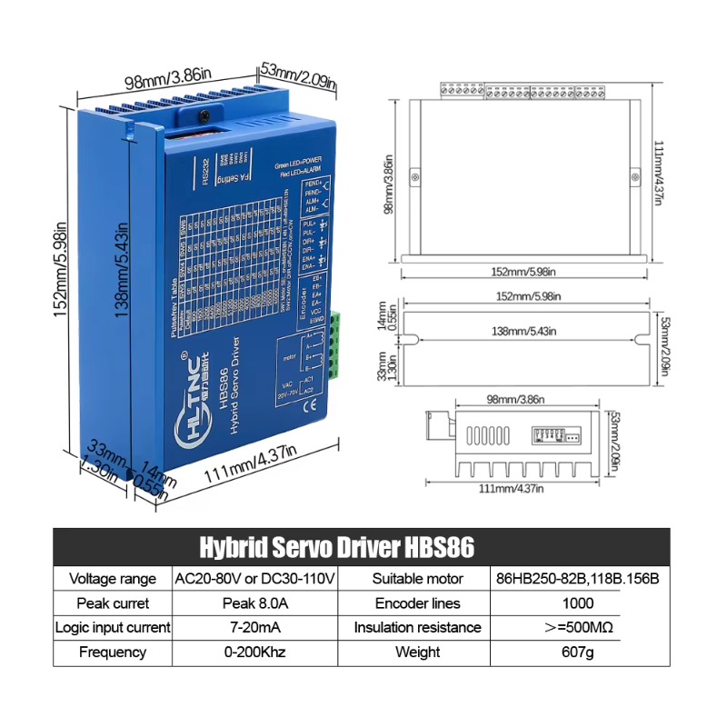 Kit Motor Stepper Closed Loop  - Hybrid Servo Driver Nema 34 8.5Nm ulasan dan harga