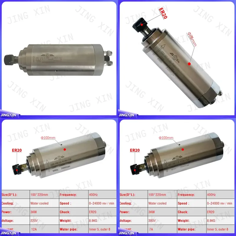 Khusus untuk Motor Spindle CNC - Er20 Collet Chuck Spindle Motor 220V ulasan dan harga